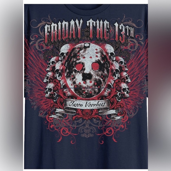Friday the 13th Men's Graphic Tee with Short Sleeves - Picture 2 of 5